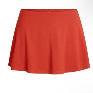 SKIMS NWT Smooth Lounge Skort - Color Terra Sz Small